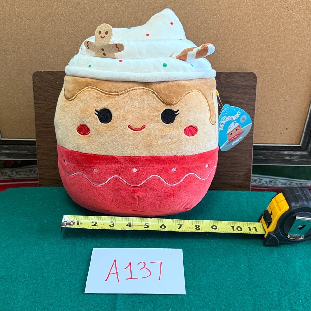 RARE Squishmallow - Special edition Gingerbread Latte